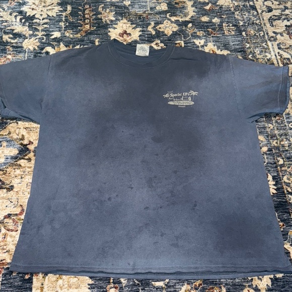 Special ED’s Surf School Sharks Get Fed When You Learn From Ed Blue Shirt XL - Picture 3 of 16